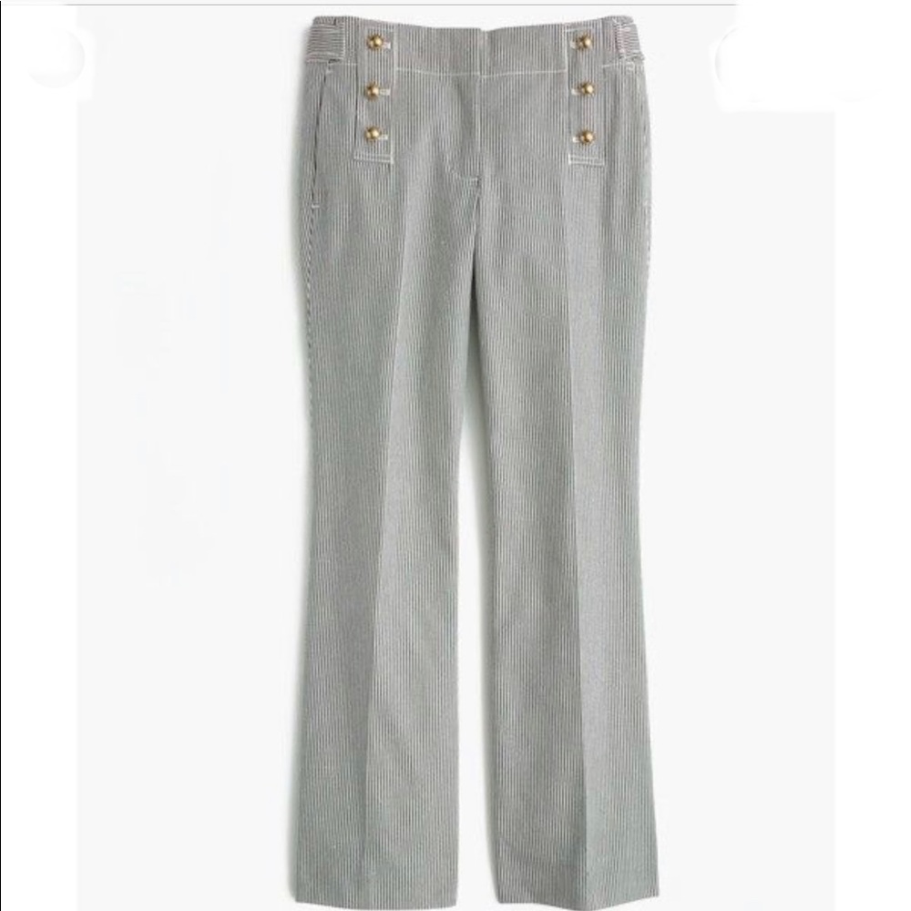 Teddie Sailor pants in skinny navy stripe